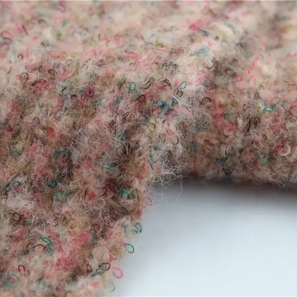 China Yarn for Crop Top Pullover (Sweater),Dresses (Cardigan Open) (Sweater) Boucle Yarn Fancy Yarn Polyester Nylon Wool Elastane coffee  grey color buy from China wholesaler bulk order at wholesale price free worldwide shipping Alibaba