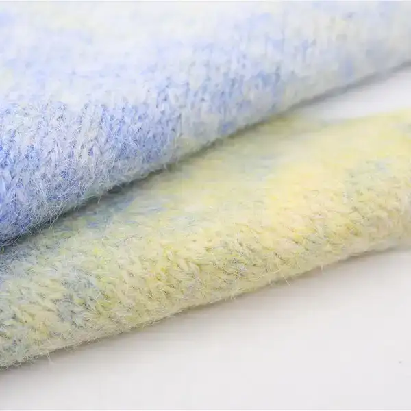 China Yarn for Half-Zipper Cardigan (Sweater),Knitted Jacket (Sweater),Hoodie  (Sweater) Air Spun Yarn Fancy Yarn Recycled Polyester Nylon Wool Spandex yellow   grey color buy from China wholesaler bulk order at wholesale price free worldwide shipping Alibaba