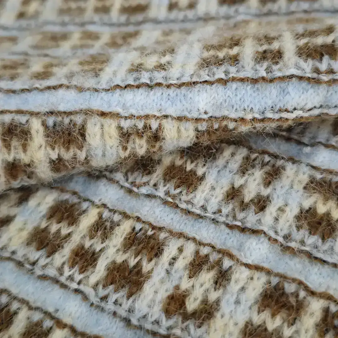 China Yarn for Jackets,Hoodie,Ladies Vest (Sweater) Roving Yarn Fancy Yarn Recycled Polyester Polyester Polyamide RWS Wool Spandex light blue/light beige/dark brown color buy from China wholesaler bulk order at wholesale price free worldwide shipping Alibaba