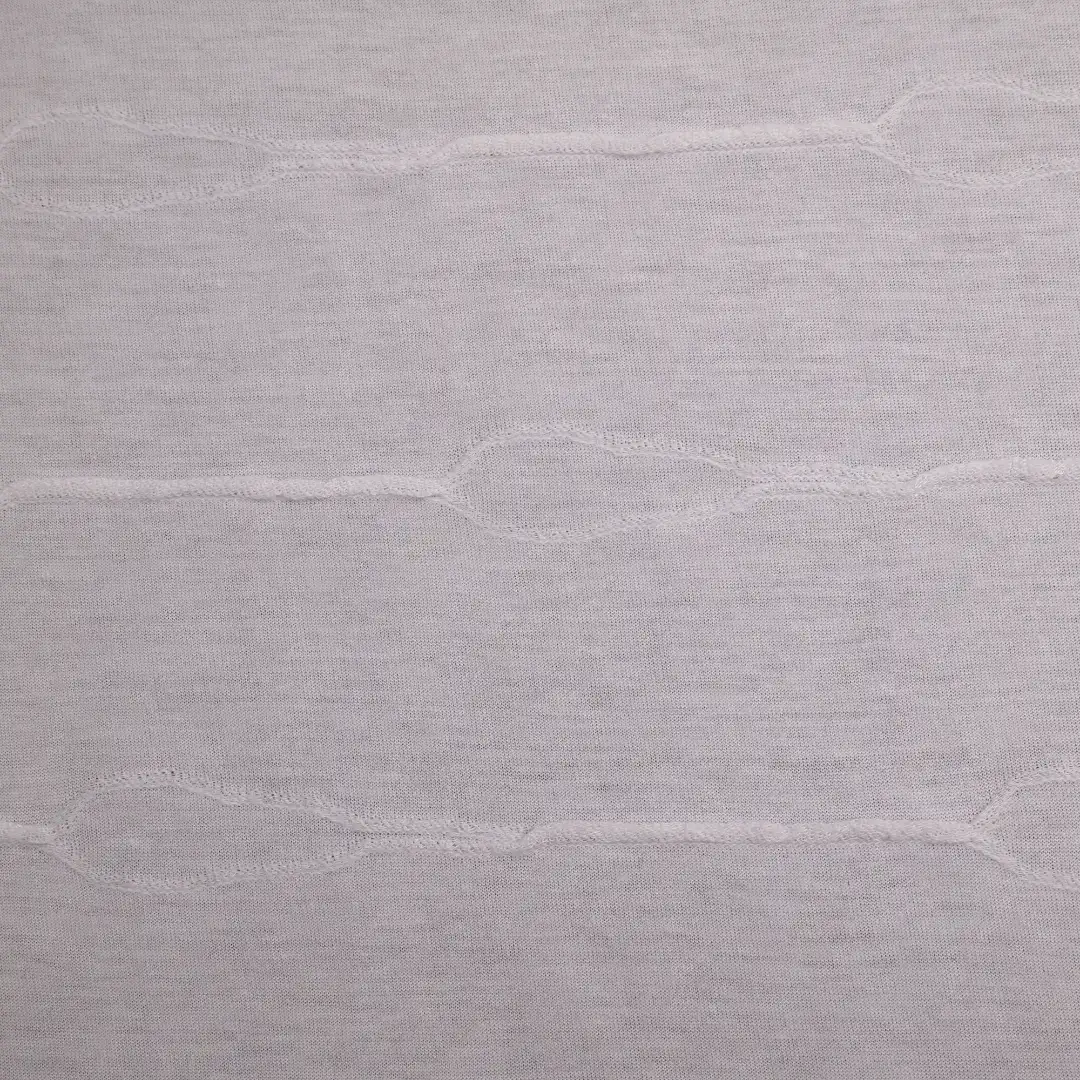 China Fabric for Blouse,Skirt Weft Jacquard Knit Fabric Polyester White color buy from China wholesaler bulk order at wholesale price free worldwide shipping Alibaba