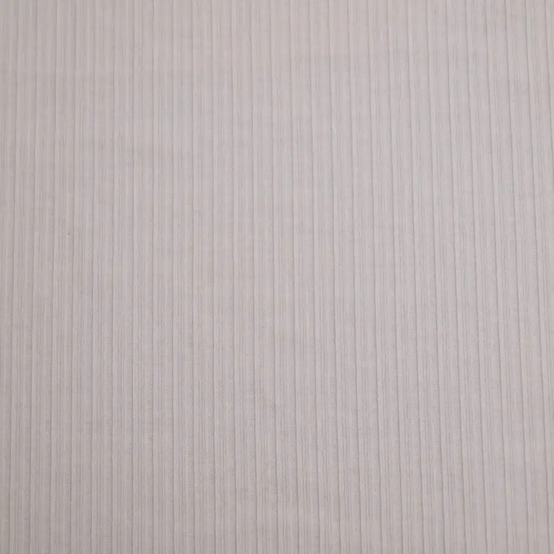 China Fabric for Hoodie,Ladies Vest  Rib Knit Fabric Polyester Rayon Spandex White color buy from China wholesaler bulk order at wholesale price free worldwide shipping Alibaba
