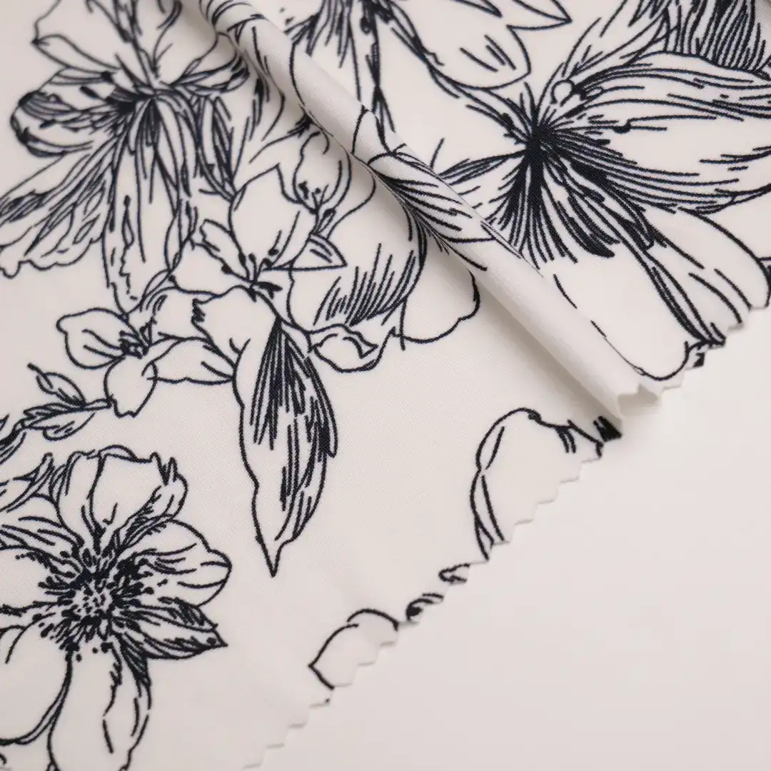 China Fabric for T-Shirt,Skirt Single Jersey Knit Fabric Polyester Spandex Print color buy from China wholesaler bulk order at wholesale price free worldwide shipping Alibaba