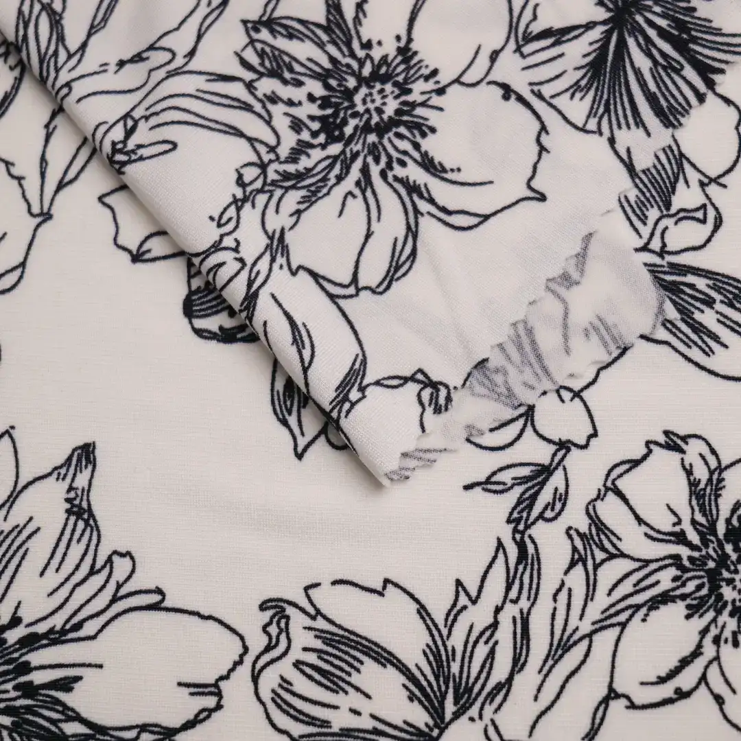 China Fabric for T-Shirt,Skirt Single Jersey Knit Fabric Polyester Spandex Print color buy from China wholesaler bulk order at wholesale price free worldwide shipping Alibaba