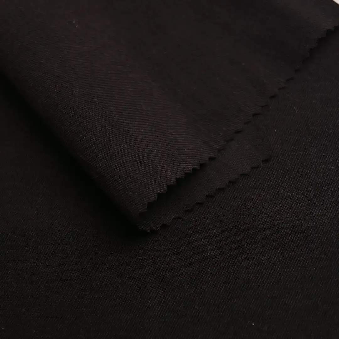 China Fabric for Blazer,Suit,Chino Polyester/Rayon Twill Woven Blended Fabric Polyester Viscose Black color buy from China wholesaler bulk order at wholesale price free worldwide shipping Alibaba