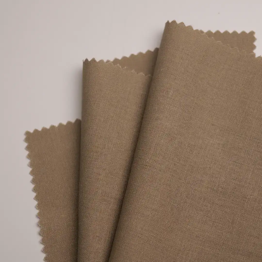 China Fabric for Blouse,Shirt Long Sleeve Button ,Over Shirt Linen/Rayon YD Plain Natural Woven Fabric Linen Rayon Brown color buy from China wholesaler bulk order at wholesale price free worldwide shipping Alibaba
