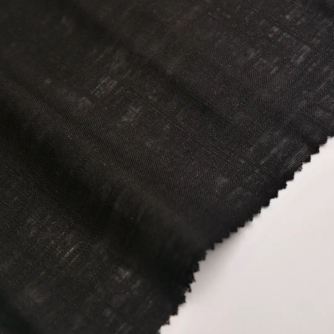 China Fabric for Shirt,Shirt Long Sleeve Button ,Shirt Half Sleeve Button ,Over Shirt Linen/Rayon YD Plain Natural Woven Fabric Rayon Linen Black color buy from China wholesaler bulk order at wholesale price free worldwide shipping Alibaba