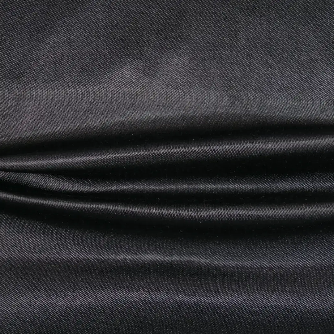 China Fabric for Shirt Polyester Pongee Synthetic Woven Fabric Recycled Polyester Viscose Black color buy from China wholesaler bulk order at wholesale price free worldwide shipping Alibaba
