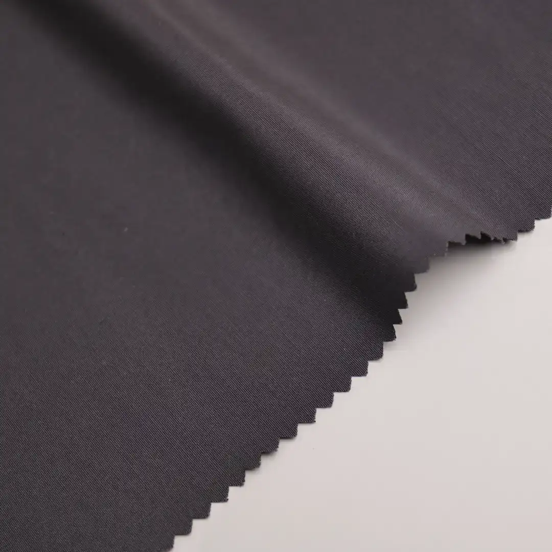 China Fabric for Shirt,Uniform,Over Shirt TC Poplin Woven Blended Fabric Polyester Cotton Black color buy from China wholesaler bulk order at wholesale price free worldwide shipping Alibaba