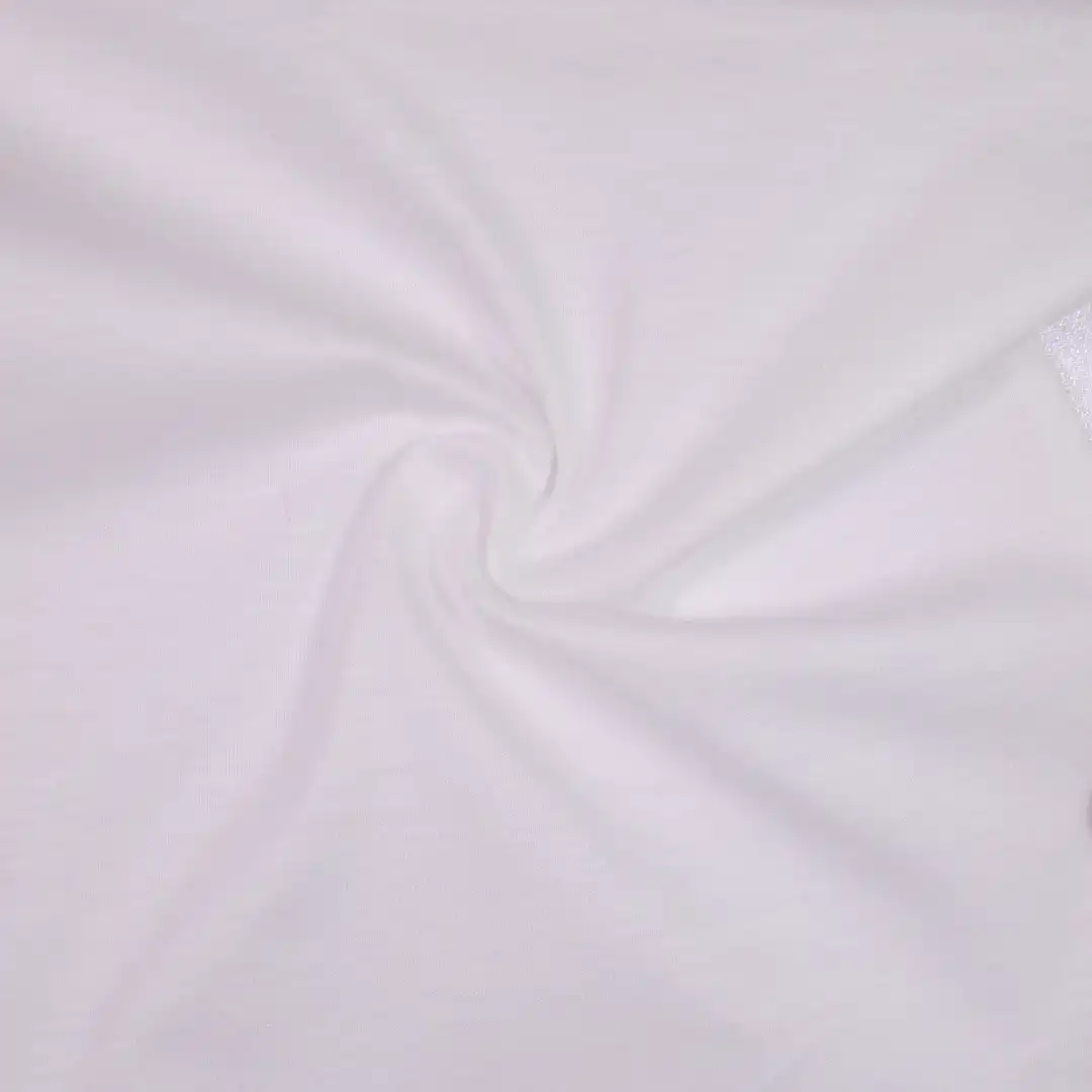 China Fabric for T-Shirt,Pajamas,Loungewear,Yoga Pants Single Jersey Knit Fabric Cotton White color buy from China wholesaler bulk order at wholesale price free worldwide shipping Alibaba