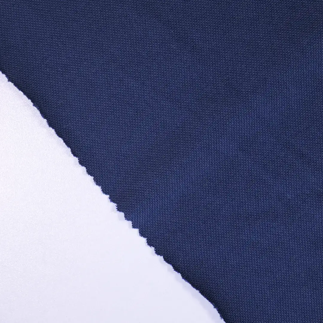 China Fabric for T-Shirt,Polo Shirt,Tank Top Pique Knit Fabric Cotton Polyester blue color buy from China wholesaler bulk order at wholesale price free worldwide shipping Alibaba