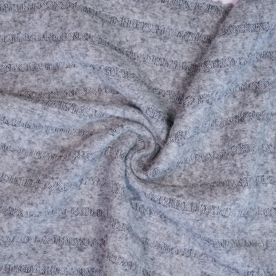 China Fabric for Tank Top,Hoodie,Ladies Vest  Rib Knit Fabric Rayon Polyester Spandex grey color buy from China wholesaler bulk order at wholesale price free worldwide shipping Alibaba