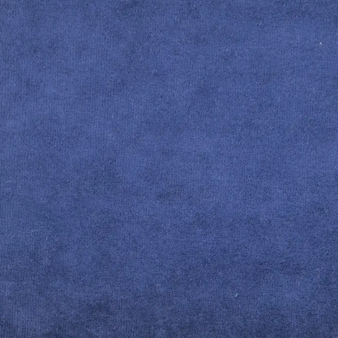 China Fabric for Blazer,Sweatshirt,Tracksuits Velvet Knit Fabric Cotton Polyester blue color buy from China wholesaler bulk order at wholesale price free worldwide shipping Alibaba