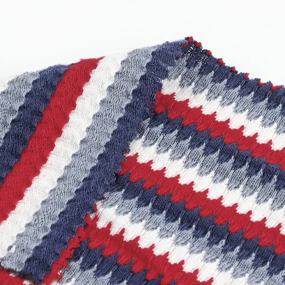 China Fabric for Hoodie,Ladies Vest ,Open Cardigan  Weft Jacquard Knit Fabric Polyester Rayon Spandex blend color buy from China wholesaler bulk order at wholesale price free worldwide shipping Alibaba