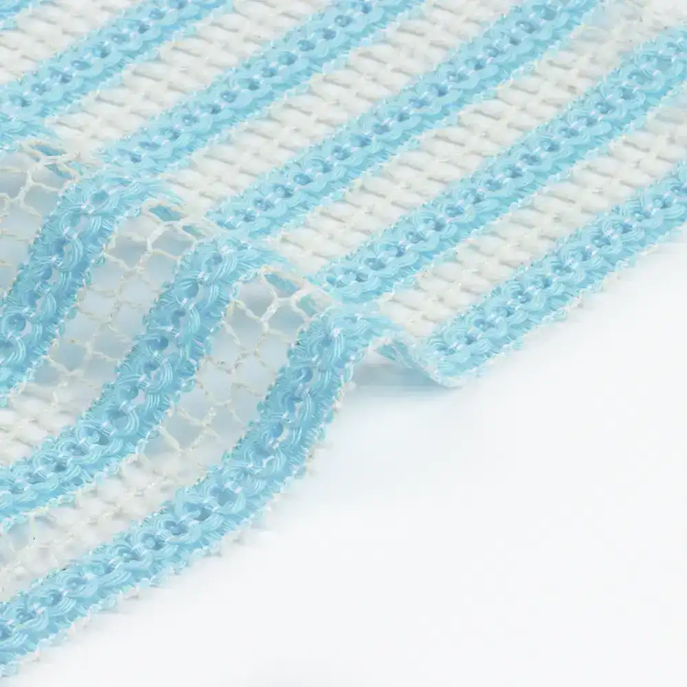 China Fabric for Ladies Vest ,Dresses (Cardigan Open) ,Dresses (Cardigan Button)  Weft Jacquard Knit Fabric Polyester Cotton blue color buy from China wholesaler bulk order at wholesale price free worldwide shipping Alibaba