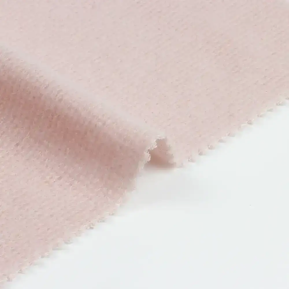 China Fabric for Tank Top,Blouse,Hoodie Velvet Knit Fabric Polyester Nylon Solid-Pink color buy from China wholesaler bulk order at wholesale price free worldwide shipping Alibaba