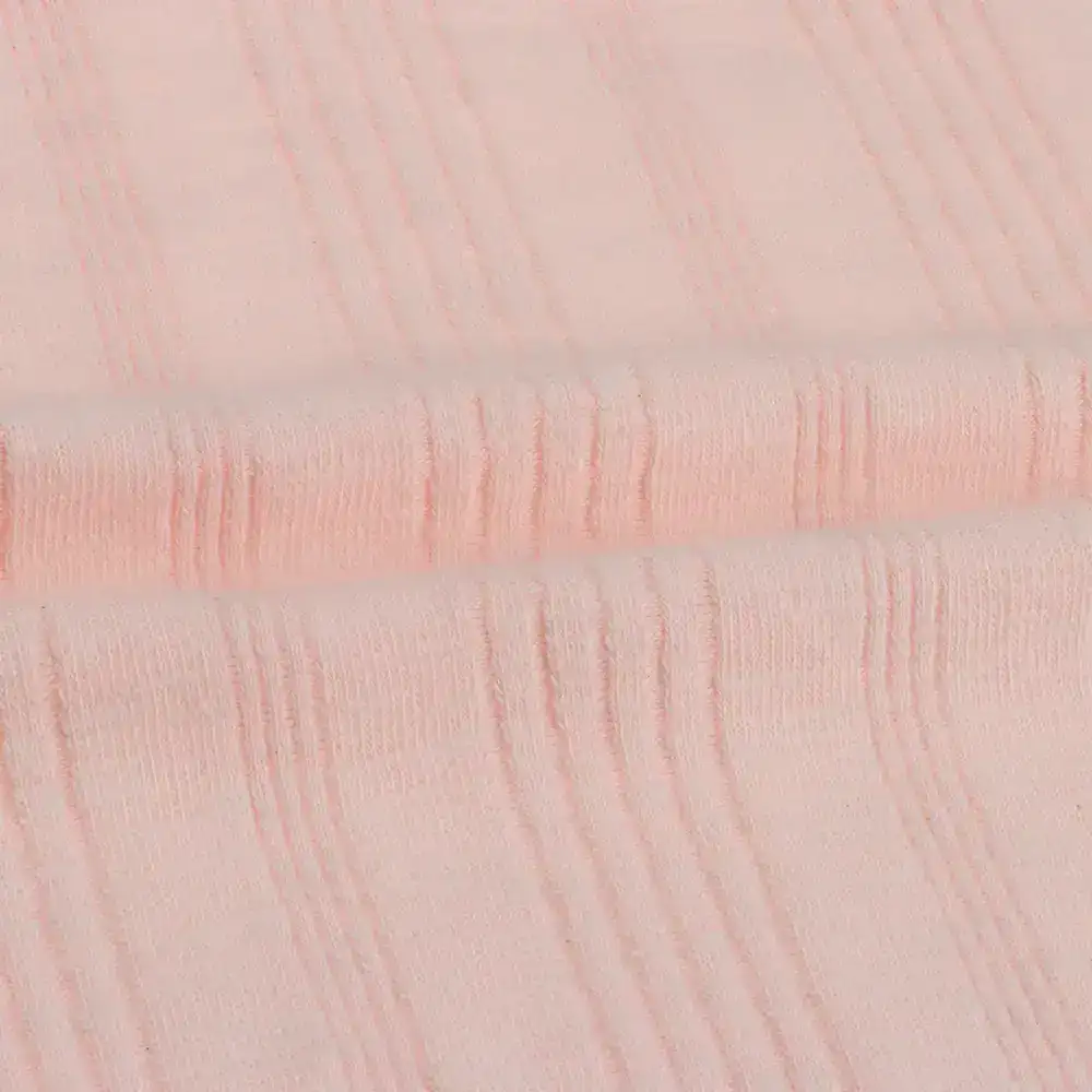 China Fabric for Tank Top,Crop Top,Hoodie Rib Knit Fabric Cotton Spandex Polyester pink color buy from China wholesaler bulk order at wholesale price free worldwide shipping Alibaba