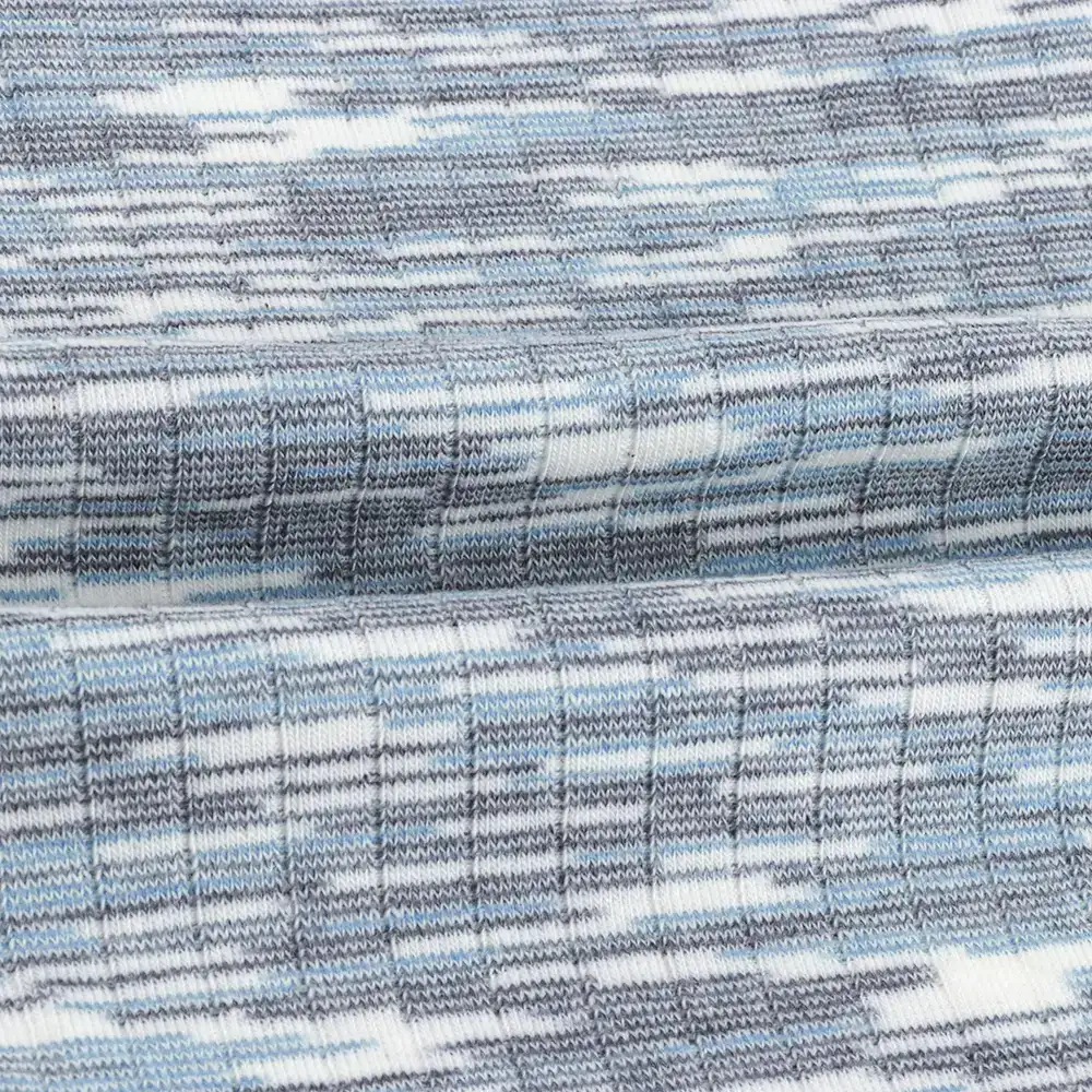 China Fabric for Tank Top,Crop Top,Hoodie Rib Knit Fabric Cotton Polyester Spandex blend color buy from China wholesaler bulk order at wholesale price free worldwide shipping Alibaba