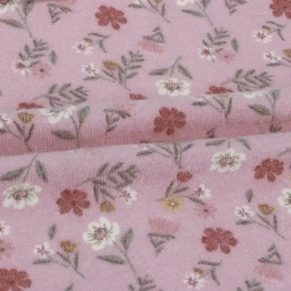 China Fabric for Tank Top,Hoodie,Loungewear,Sweatshirt Hacci Knit Fabric Polyester Rayon Spandex PINK color buy from China wholesaler bulk order at wholesale price free worldwide shipping Alibaba