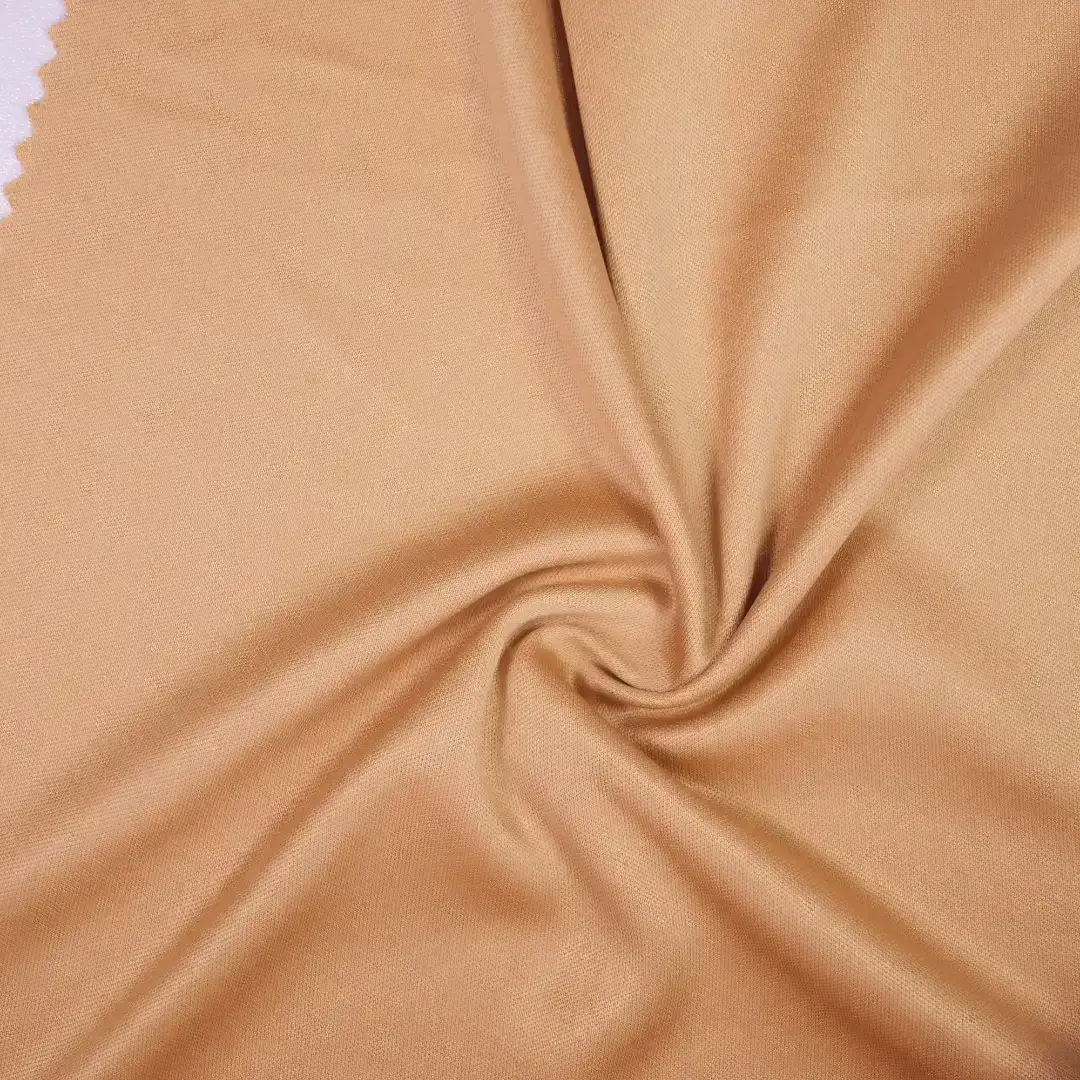 China Fabric for T-Shirt,Loungewear Single Jersey Knit Fabric Recycled Polyester BROWN color buy from China wholesaler bulk order at wholesale price free worldwide shipping Alibaba