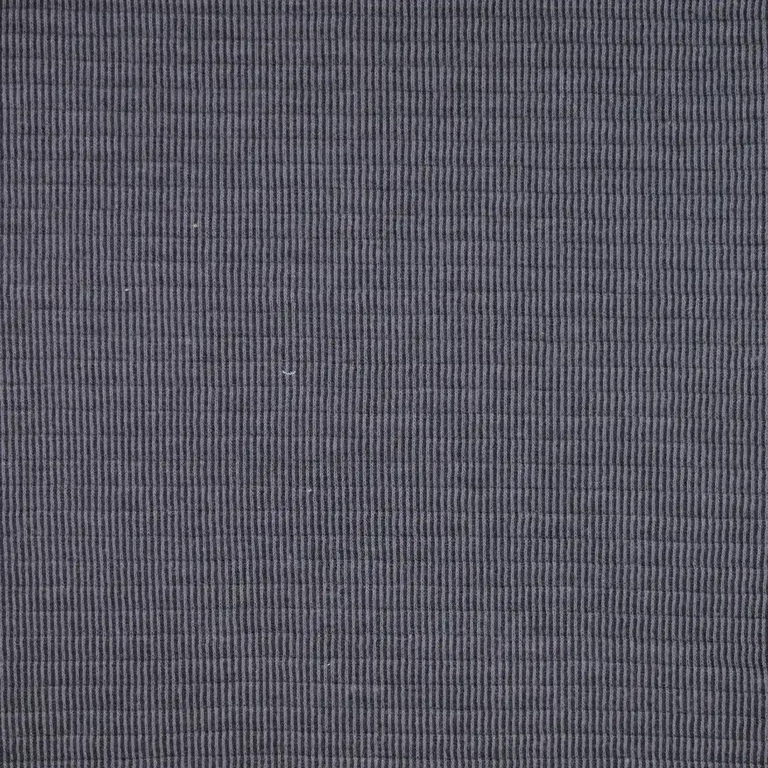 China Fabric for Tank Top,Crop Top,Hoodie Rib Knit Fabric Cotton Polyester BLACK/GERY color buy from China wholesaler bulk order at wholesale price free worldwide shipping Alibaba