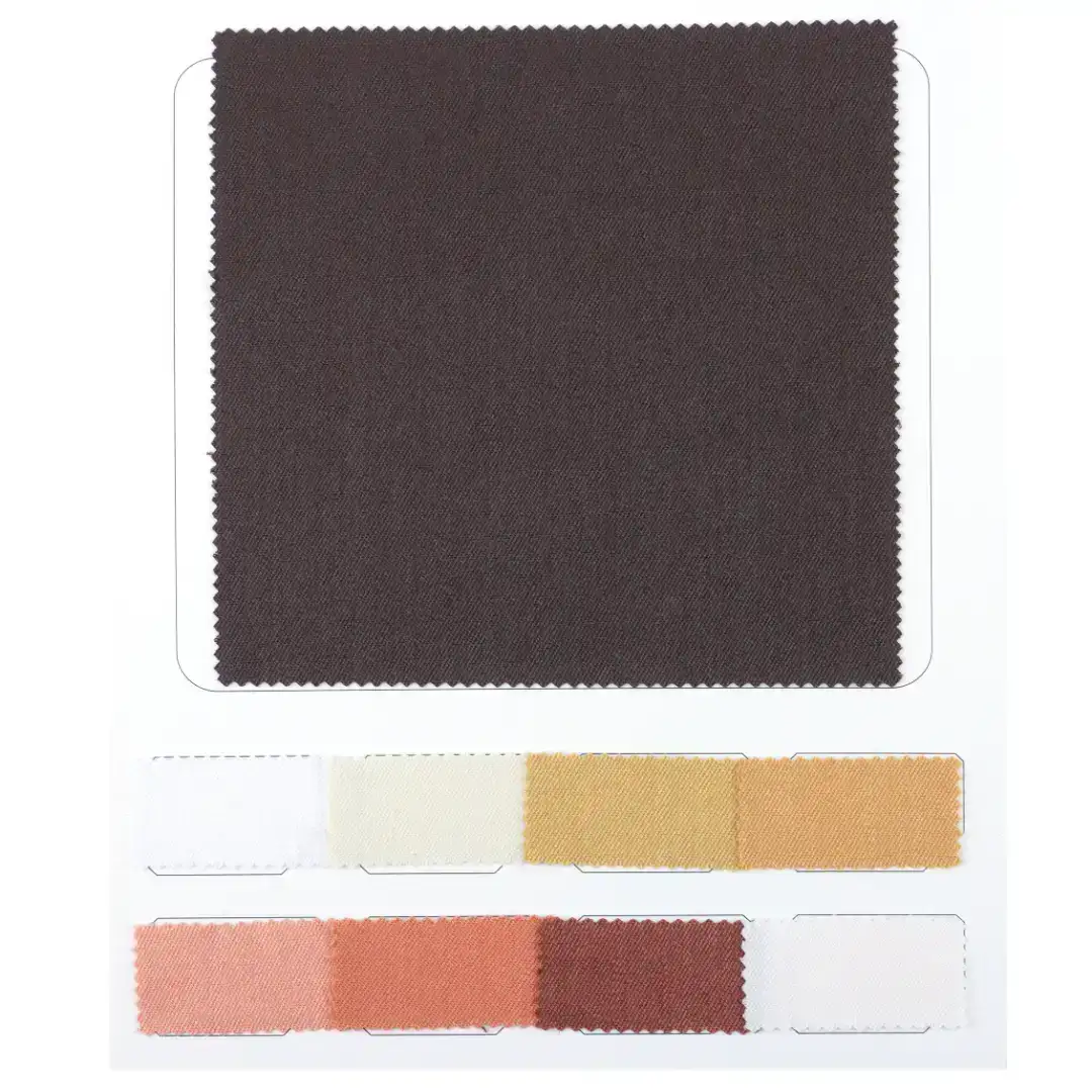 China Fabric for Shirt,Blazer,Blouse,Suit Polyester/Rayon Twill Woven Blended Fabric Polyester Rayon Spandex Brown-46# color buy from China wholesaler bulk order at wholesale price free worldwide shipping Alibaba