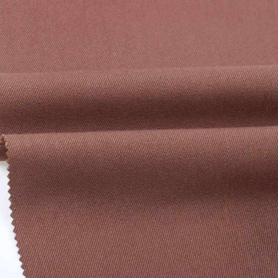 China Fabric for Shirt,Blazer,Blouse,Suit Polyester/Rayon Twill Woven Blended Fabric Polyester Rayon Spandex Brown-46# color buy from China wholesaler bulk order at wholesale price free worldwide shipping Alibaba