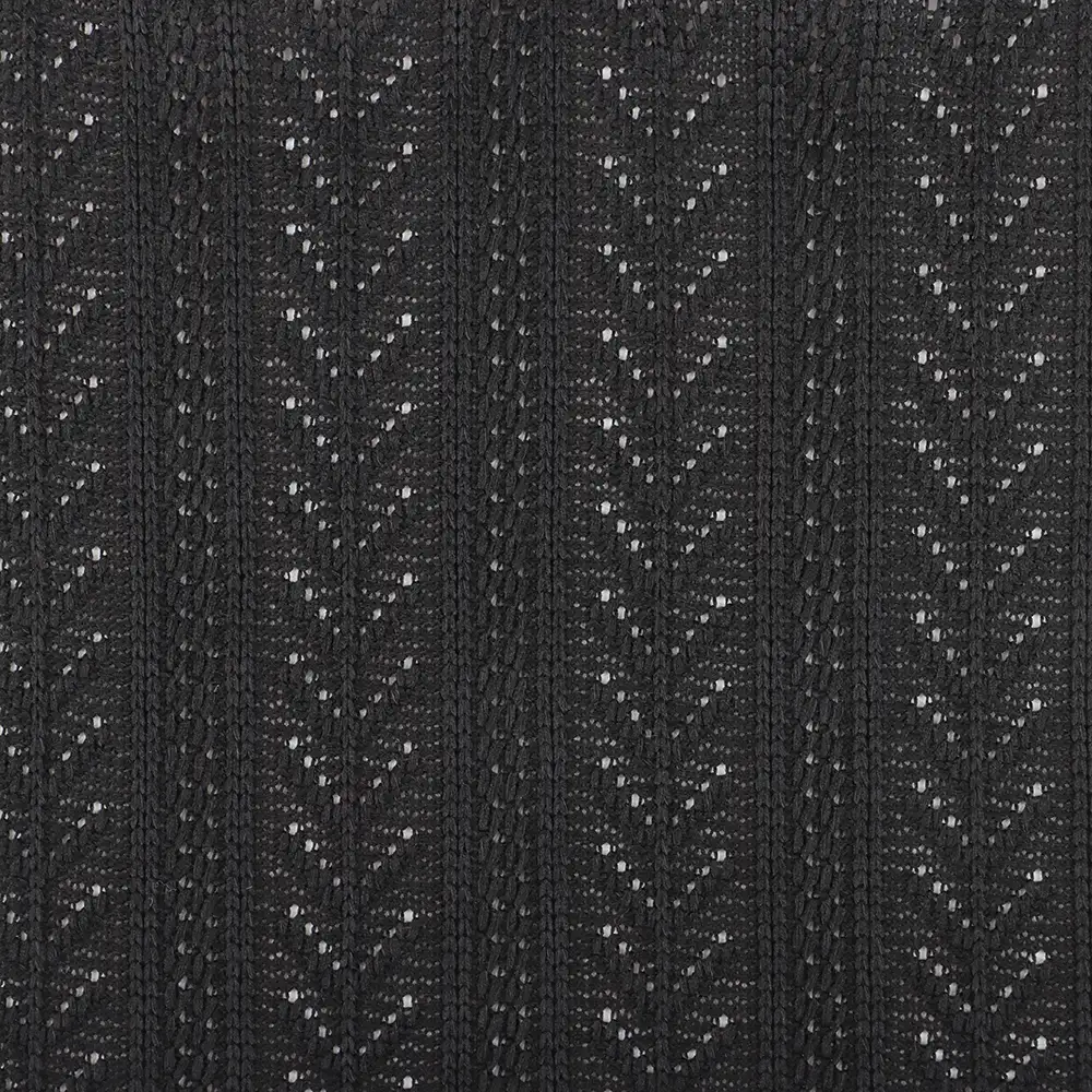 China Fabric for Dresses (Cardigan Open)  Weft Jacquard Knit Fabric Polyester BLACK color buy from China wholesaler bulk order at wholesale price free worldwide shipping Alibaba