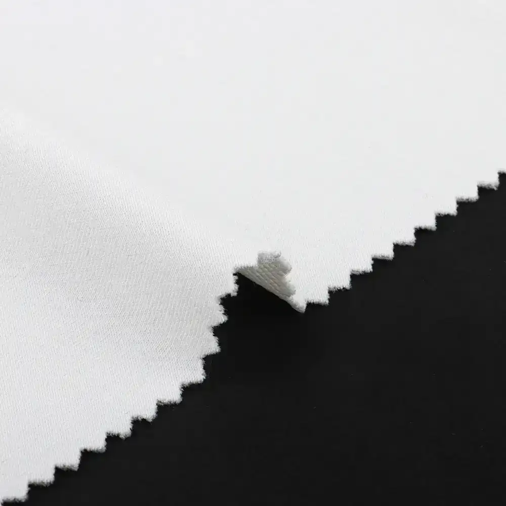 China Fabric for Blouse,Hoodie   French Terry Knit Fabric Polyester Elastane raw white color buy from China wholesaler bulk order at wholesale price free worldwide shipping Alibaba