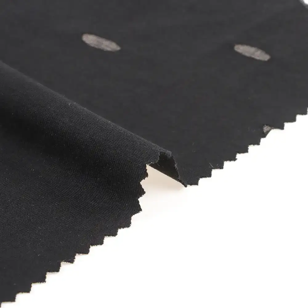 China Fabric for T-Shirt,Polo Shirt Single Jersey Knit Fabric Cotton Polyester black color buy from China wholesaler bulk order at wholesale price free worldwide shipping Alibaba