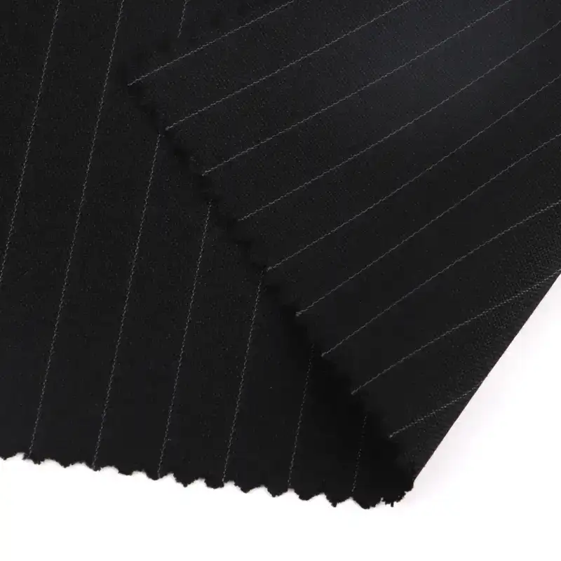 China Fabric for Pants,Suit Trouser,Jackets,Skirt,Overcoat,Suit Polyester/Rayon Twill Woven Blended Fabric Polyester Rayon Spandex Black color buy from China wholesaler bulk order at wholesale price free worldwide shipping Alibaba