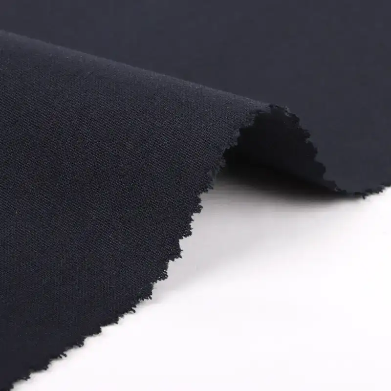 China Fabric for Pants,Suit Trouser,Trench Coat,Overcoat,Suit Polyester/Rayon Twill Woven Blended Fabric Polyester Rayon Spandex Dark Navy color buy from China wholesaler bulk order at wholesale price free worldwide shipping Alibaba