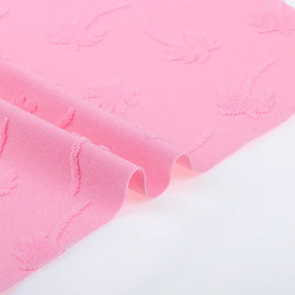 China Fabric for Jogger,Loungewear,Sweatshirt French Terry Knit Fabric Polyester Spandex Pink color buy from China wholesaler bulk order at wholesale price free worldwide shipping Alibaba