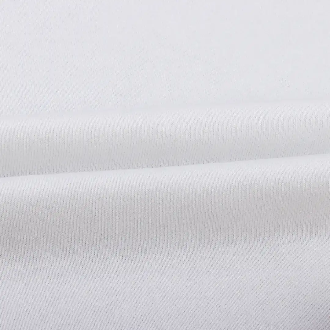 China Fabric for Jogger,Loungewear,Sweatshirt French Terry Knit Fabric Cotton Polyester White color buy from China wholesaler bulk order at wholesale price free worldwide shipping Alibaba