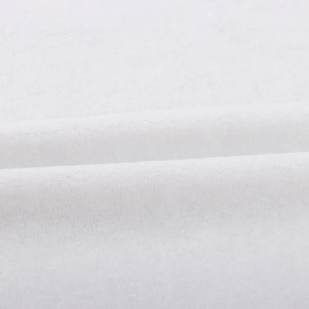 China Fabric for Blazer Velvet Knit Fabric Polyester Cotton White color buy from China wholesaler bulk order at wholesale price free worldwide shipping Alibaba