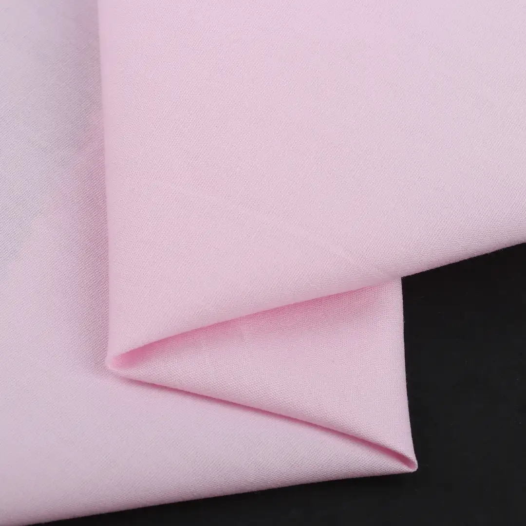 China Fabric for Blouse,Crop Top,Skirt Cotton Poplin Natural Woven Fabric Cotton Pink color buy from China wholesaler bulk order at wholesale price free worldwide shipping Alibaba