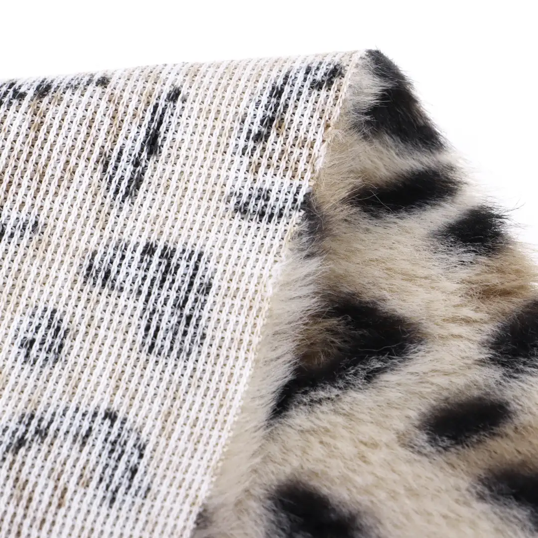 China Fabric for Trench Coat,Overcoat Fake Fur Knit Fabric Polyester printing color buy from China wholesaler bulk order at wholesale price free worldwide shipping Alibaba