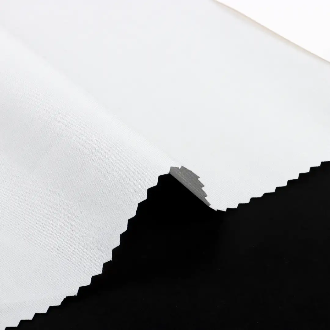 China Fabric for Shirt Cotton Plain Natural Woven Fabric Cotton White color buy from China wholesaler bulk order at wholesale price free worldwide shipping Alibaba