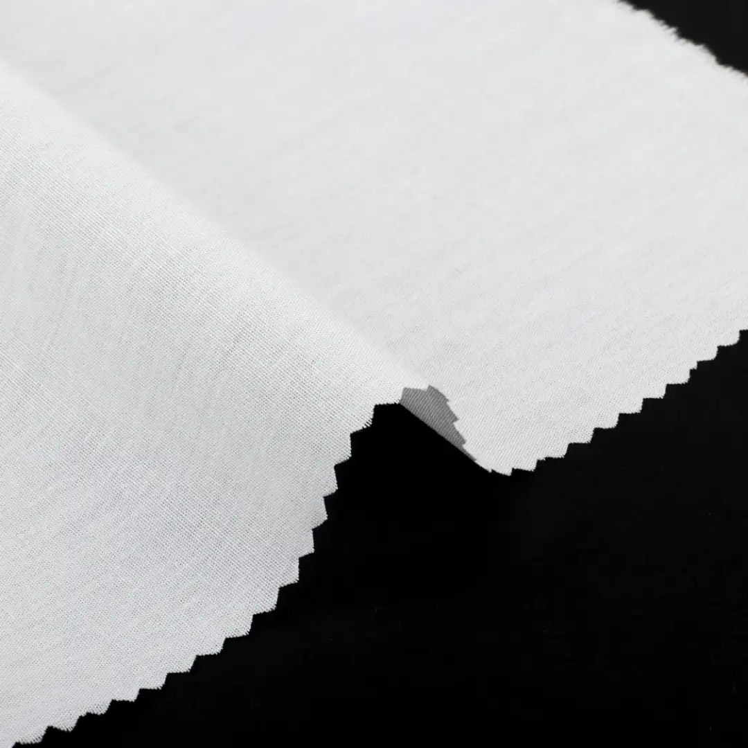China Fabric for Shirt Cotton Poplin Natural Woven Fabric Cotton White color buy from China wholesaler bulk order at wholesale price free worldwide shipping Alibaba
