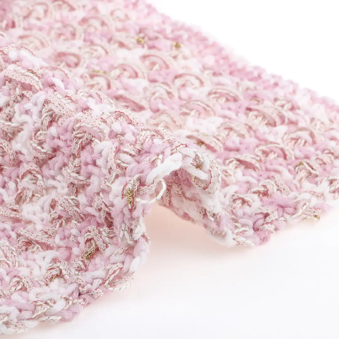 China Yarn for Knitted Jacket (Sweater),Round Neck Pullover (Sweater),Crew Neck Pullover (Sweater),Crop Top Pullover (Sweater) Tubular Tape Yarn Fancy Yarn Cotton Nylon pink color buy from China wholesaler bulk order at wholesale price free worldwide shipping Alibaba