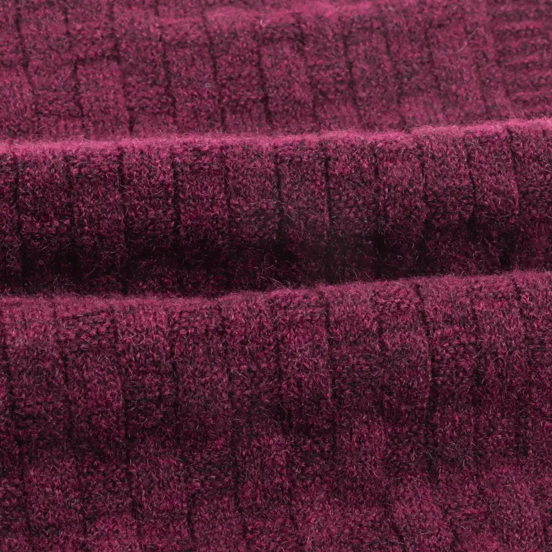 China Yarn for Dresses (Cardigan Open) (Sweater),Dresses (Cardigan Button) (Sweater),Dresses (Pullover) (Sweater),Loungewear Mossy Yarn Fancy Yarn Polyester Wool Spandex wine red color buy from China wholesaler bulk order at wholesale price free worldwide shipping Alibaba