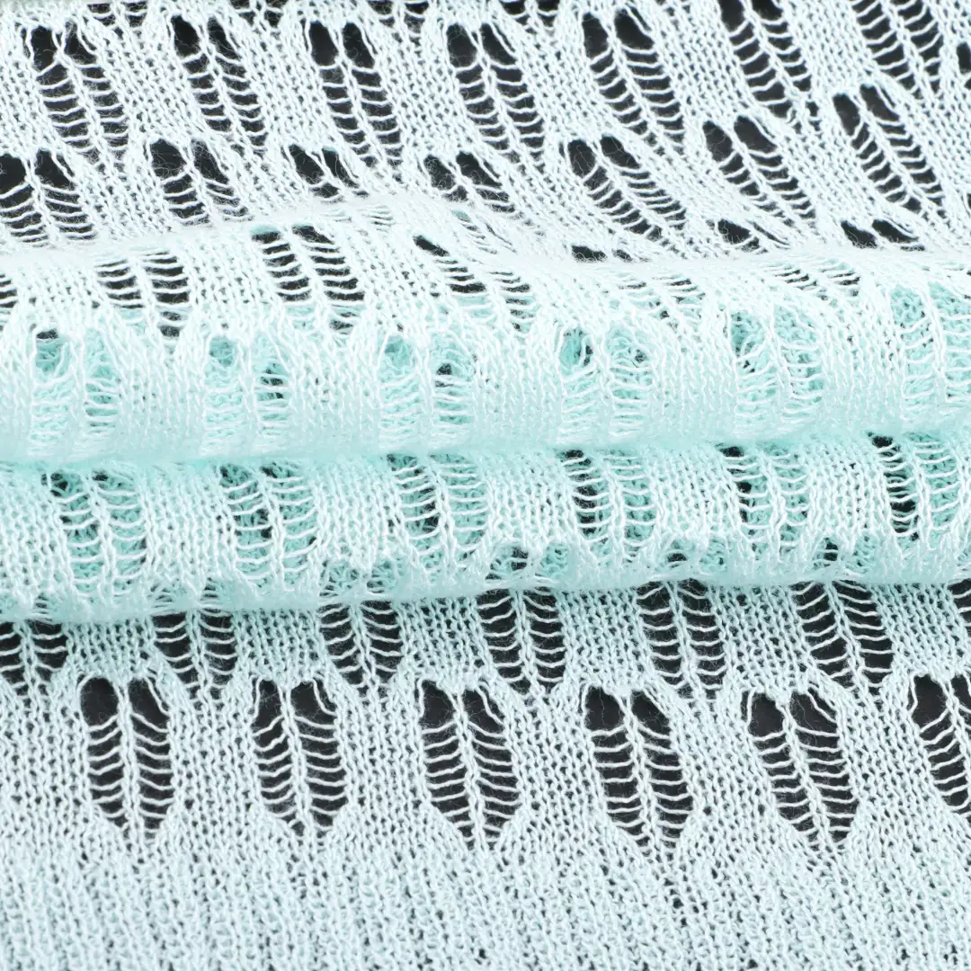 China Yarn  Ring Spun Regular Yarn Viscose Polyester Tiffany Blue color buy from China wholesaler bulk order at wholesale price free worldwide shipping Alibaba