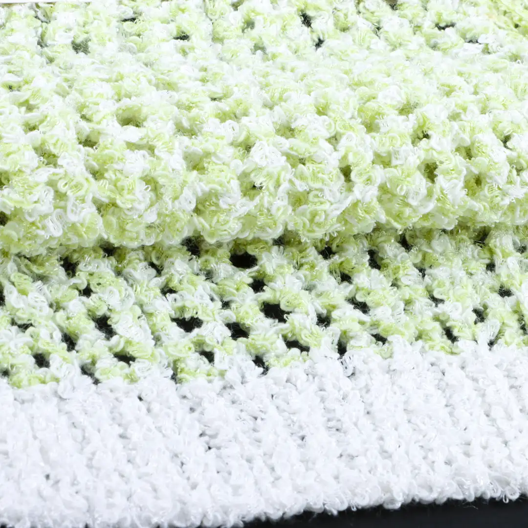 China Yarn for Polo Shirt,Blouse,Shirt Long Sleeve Button (Sweater),Shirt Long Sleeve Zipper (Sweater),Shirt Half Sleeve Button (Sweater),Round Neck Pullover (Sweater),Crew Neck Pullover (Sweater) Ladder Yarn Fancy Yarn Nylon BCI Cotton Green and White color buy from China wholesaler bulk order at wholesale price free worldwide shipping Alibaba