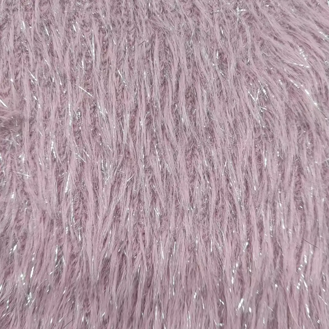 China Yarn for Crew Neck Pullover (Sweater),Crop Top Pullover (Sweater),T-shirt (Sweater),Polo T-shirt (Sweater),Hoodie  (Sweater),Sweatshirt Feather Yarn Fancy Yarn Nylon Polyester Lurex pink color buy from China wholesaler bulk order at wholesale price free worldwide shipping Alibaba