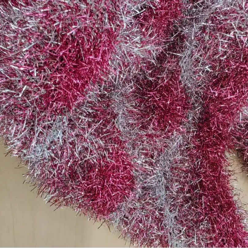 China Yarn for Open Cardigan (Sweater),Round Neck Pullover (Sweater),Crew Neck Pullover (Sweater),Crop Top Pullover (Sweater) Feather Yarn Fancy Yarn Polyester Metallic fiber GREY+PINK color buy from China wholesaler bulk order at wholesale price free worldwide shipping Alibaba