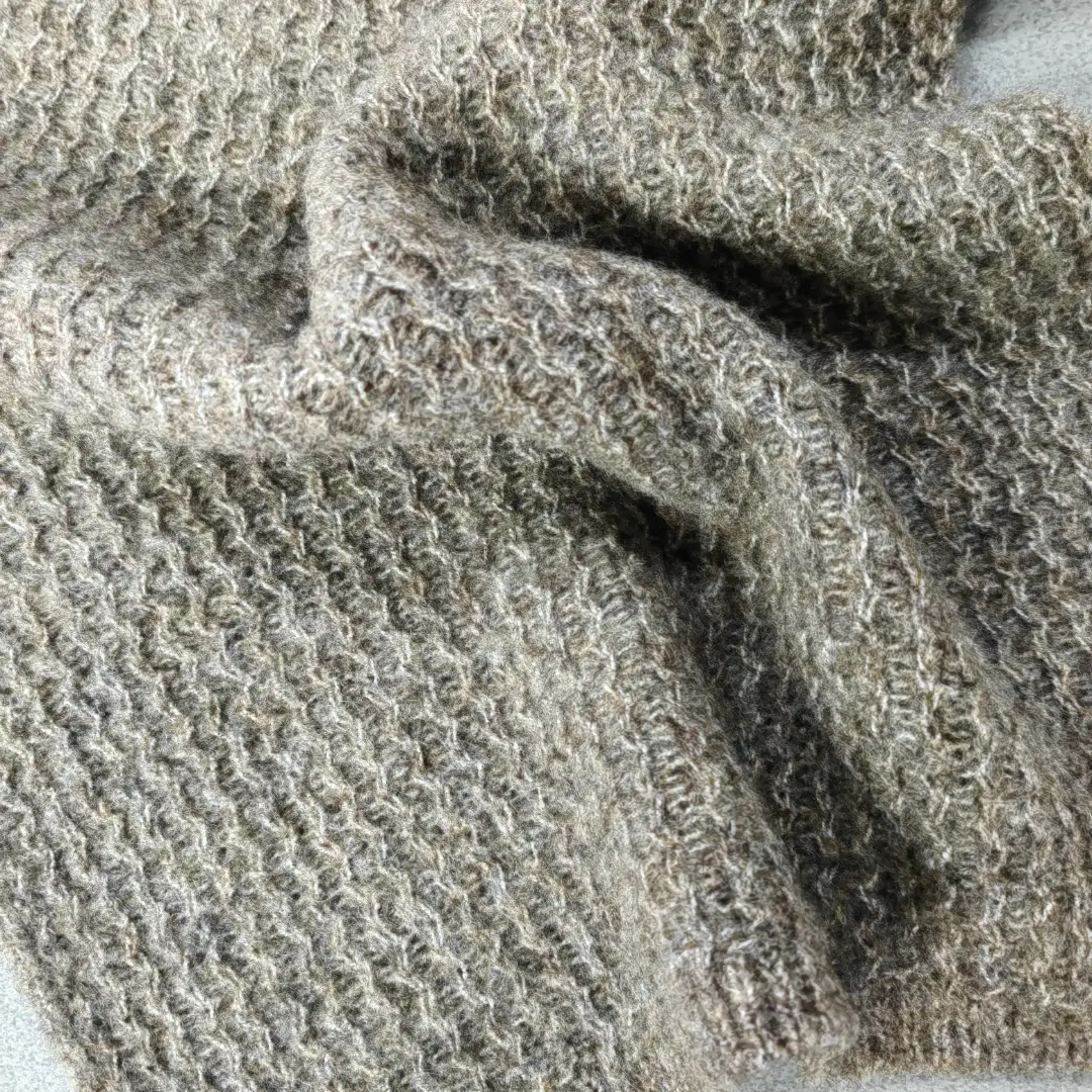 China Yarn for Hoodie,Trench Coat,Open Cardigan (Sweater),Round Neck Pullover (Sweater) Mossy Yarn Fancy Yarn Acrylic Polyester Wool Elastane CAMEL color buy from China wholesaler bulk order at wholesale price free worldwide shipping Alibaba