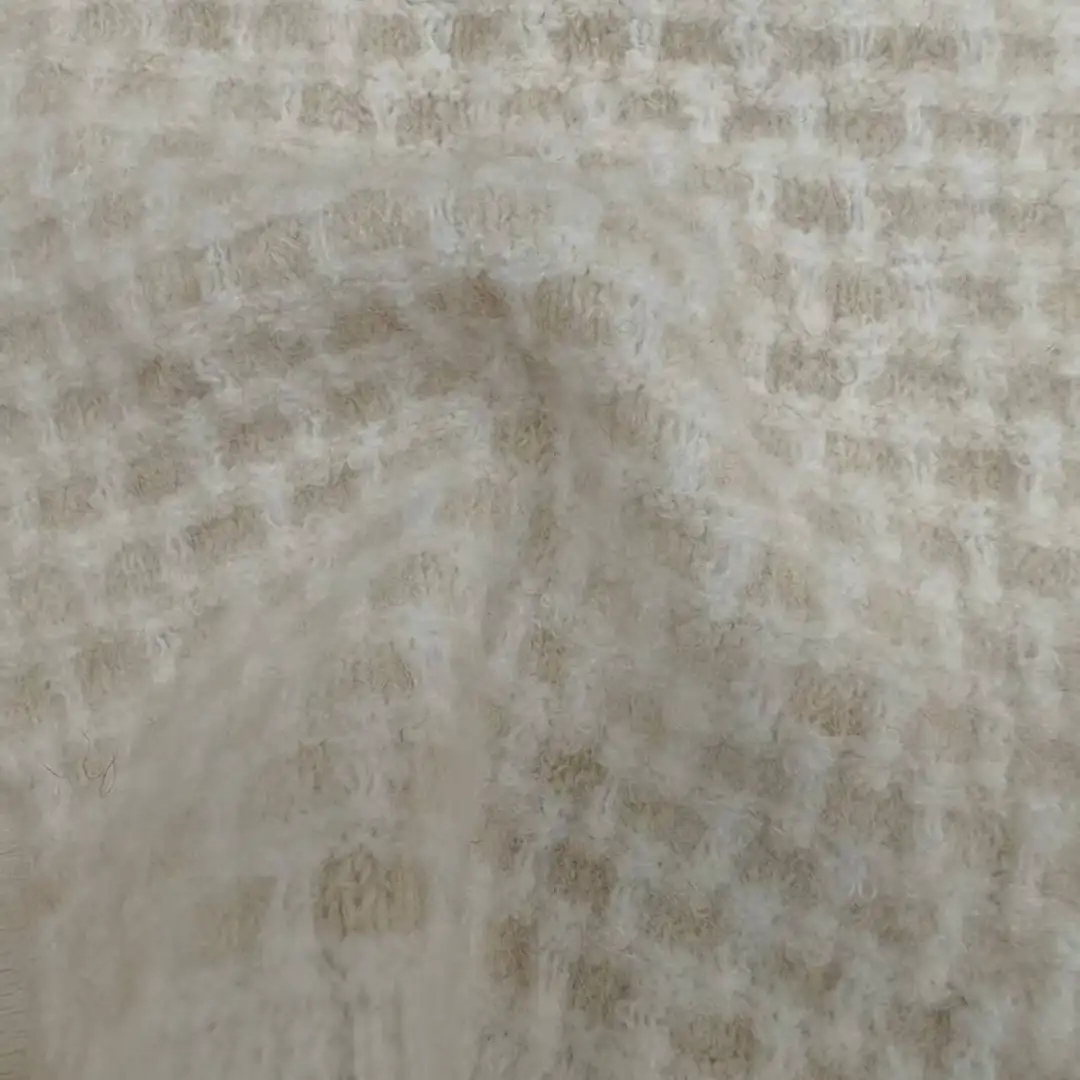 China Yarn for Hoodie,Open Cardigan (Sweater),Half-Zipper Cardigan (Sweater),Crop Top Pullover (Sweater) Mossy Yarn Fancy Yarn Recycled Polyester Nylon Acrylic Wool Spandex off white color buy from China wholesaler bulk order at wholesale price free worldwide shipping Alibaba