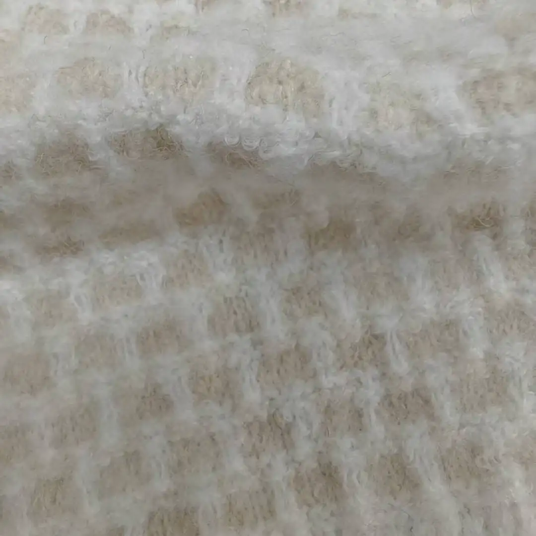 China Yarn for Hoodie,Open Cardigan (Sweater),Half-Zipper Cardigan (Sweater),Crop Top Pullover (Sweater) Mossy Yarn Fancy Yarn Recycled Polyester Nylon Acrylic Wool Spandex off white color buy from China wholesaler bulk order at wholesale price free worldwide shipping Alibaba