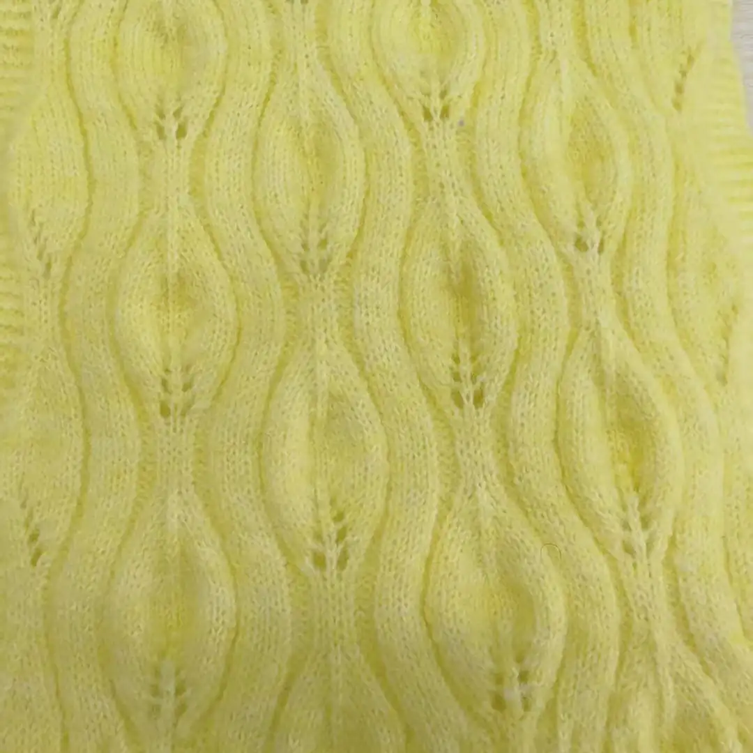 China Yarn  Mossy Yarn Fancy Yarn Recycled Polyester Acrylic Wool Spandex yellow color buy from China wholesaler bulk order at wholesale price free worldwide shipping Alibaba