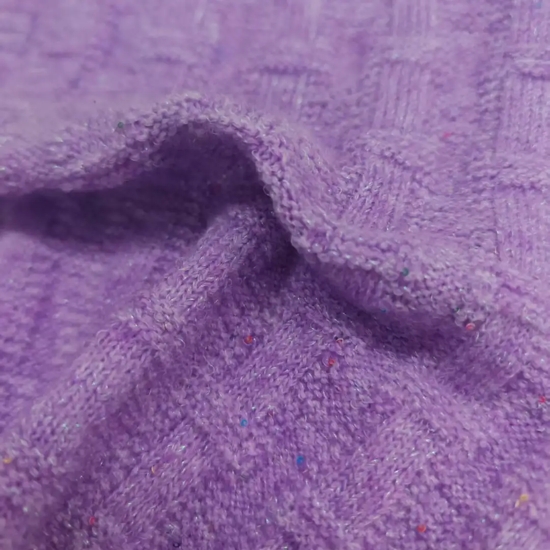 China Yarn for Hoodie,Open Cardigan (Sweater),Half-Zipper Cardigan (Sweater),Crop Top Pullover (Sweater) Mossy Yarn Fancy Yarn Recycled Polyester Polyester Spandex Wool Acrylic violet color buy from China wholesaler bulk order at wholesale price free worldwide shipping Alibaba