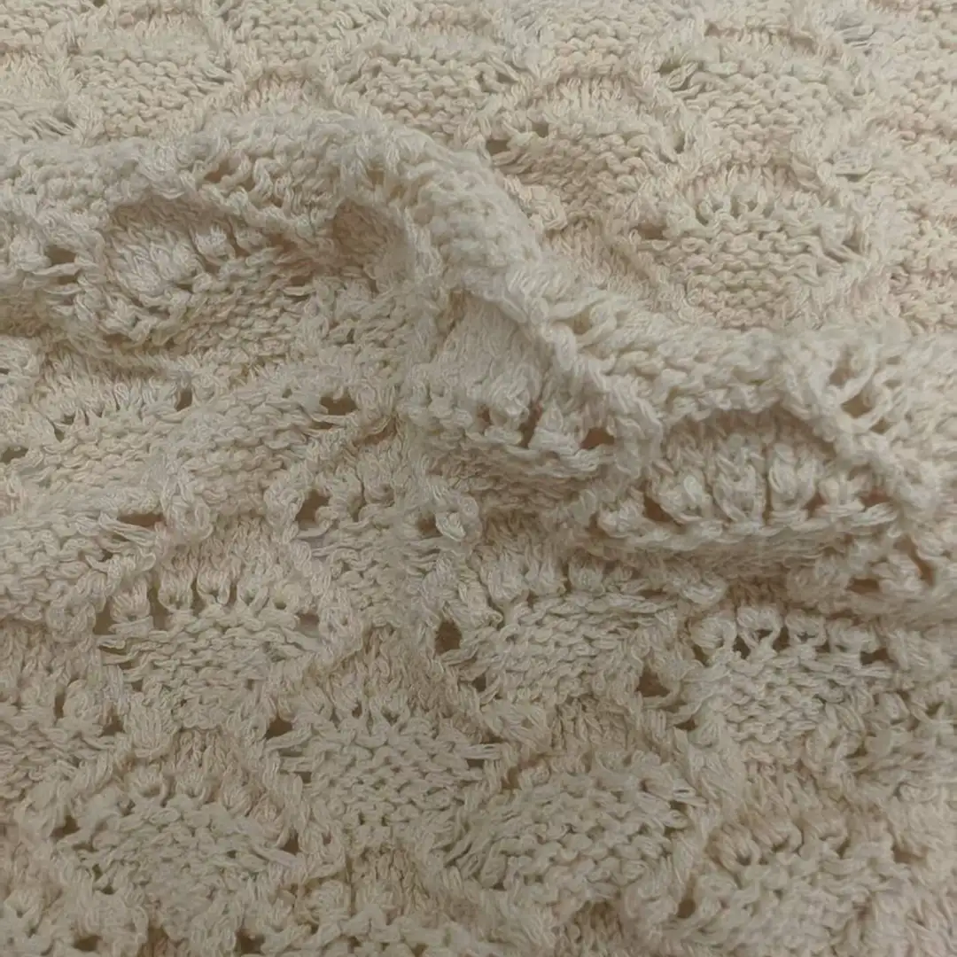 China Yarn for Open Cardigan (Sweater),Full-Zipper Cardigan (Sweater),Half-Zipper Cardigan (Sweater) Ladder Yarn Fancy Yarn Recycled Polyester BCI Cotton cream-coloured color buy from China wholesaler bulk order at wholesale price free worldwide shipping Alibaba